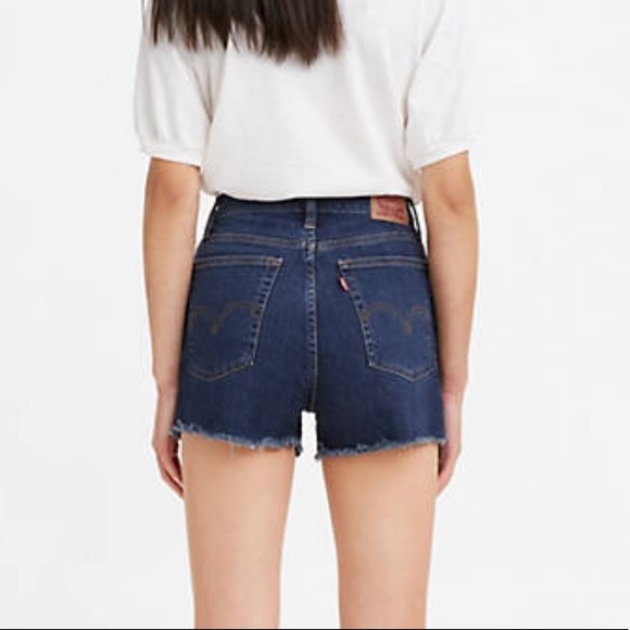 Levi's Pants - 2 for $60 SALE! ⭐️ Levi’s high rise cut off shorts in Chelsea Scrape - Dark Wash